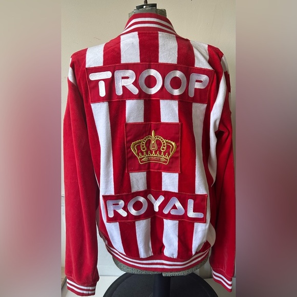 Red and White Track Jacket - Picture 5 of 12